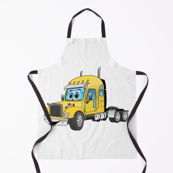 Item preview, Yellow Semi Cab Cartoon designed and sold by Scott Hayes.