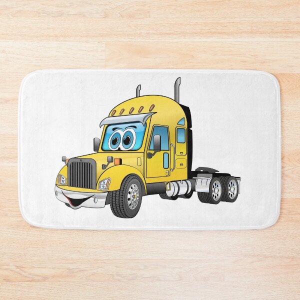 Item preview, Yellow Semi Cab Cartoon designed and sold by Scott Hayes.