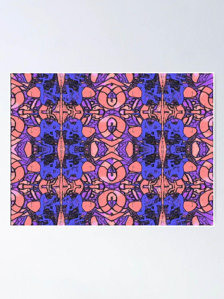 Thumbnail 1 of 3, Poster, pattern background designed and sold by The Hand That Listens.