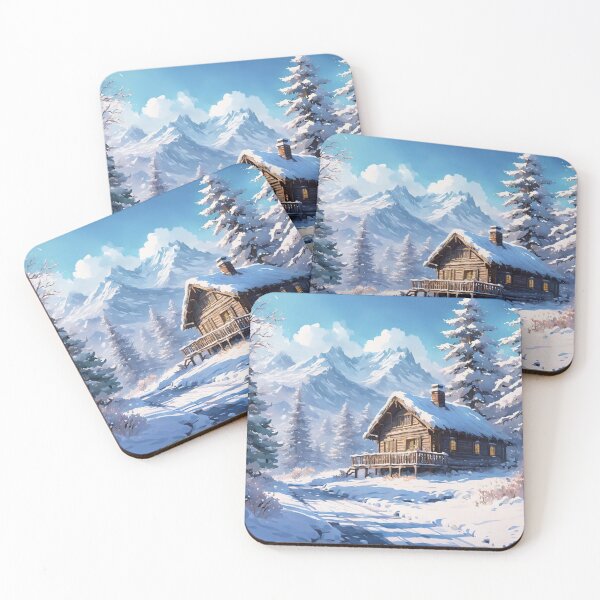 Item preview, Log Cabin In Winter  designed and sold by Gabriela McDaniel.