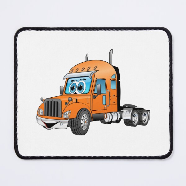 Item preview, Semi Cab Orange Cartoon designed and sold by Scott Hayes.