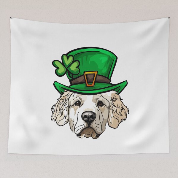 Item preview, Funny St Patricks Day Great Pyrenees Dog designed and sold by whyitsme.
