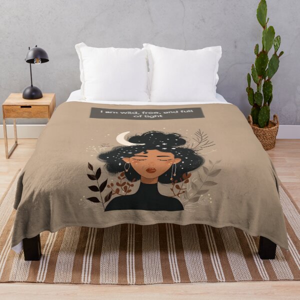 Item preview, Women's Affirmation Collection: "I Am Wild, Free, and Full of Light" designed and sold by Compass and a Camera.