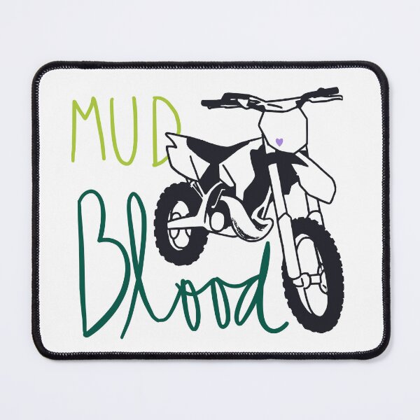 Item preview, Mud Blood dirt bike green-purple designed and sold by inKseparable.