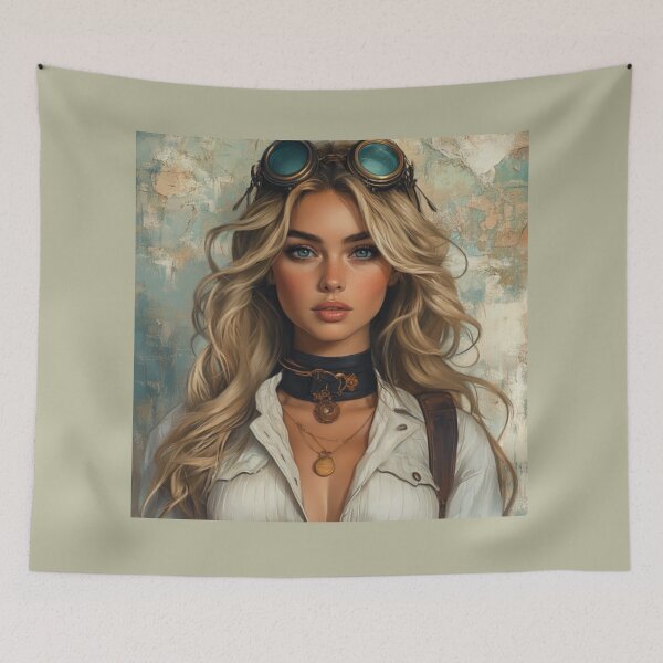 Item preview, A steampunk soul, where elegance meets invention designed and sold by dragonfliesart.