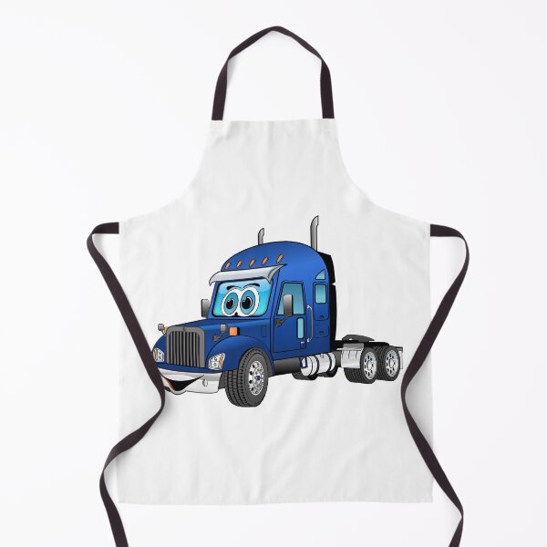 Item preview, Semi Truck Cab Blue Cartoon designed and sold by Scott Hayes.