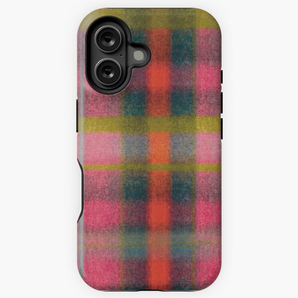 Vista previa del artículo con la obra «Funda para teléfono con textura a cuadros», diseñado y vendido por SodaCulture.