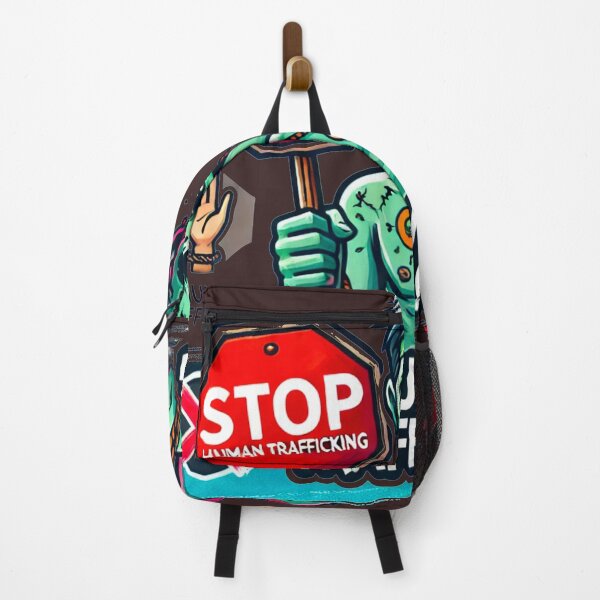 Item preview, Cartoon Zombie Design Advocating Against Human Trafficking” designed and sold by Thaivi Design.