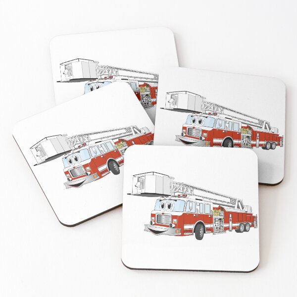 Item preview, Snorkel Ladder Fire Truck Red designed and sold by Scott Hayes.