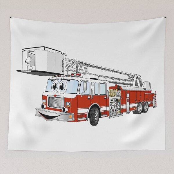 Item preview, Snorkel Ladder Fire Truck Red designed and sold by Scott Hayes.