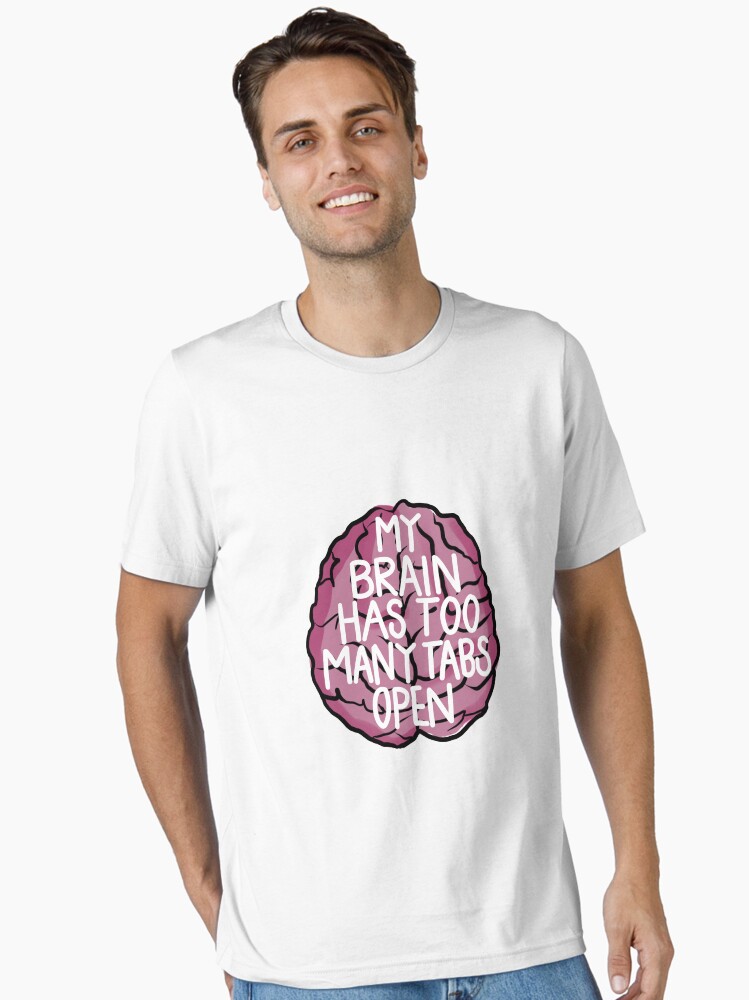 Thumbnail 2 of 7, Essential T-Shirt, Brain Tabs designed and sold by ienjoydogs.