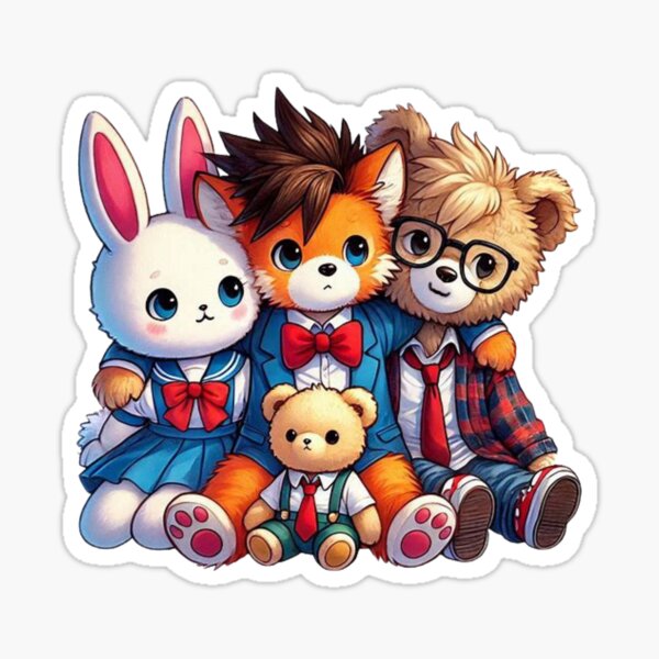 Item preview, Stuffies Best Friends designed and sold by FineArtsPro.