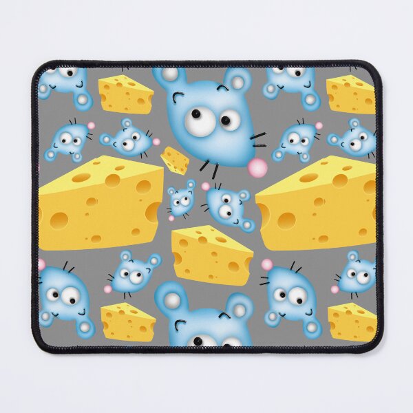 Item preview, Blue mice and a cheese wedge designed and sold by Topmel.