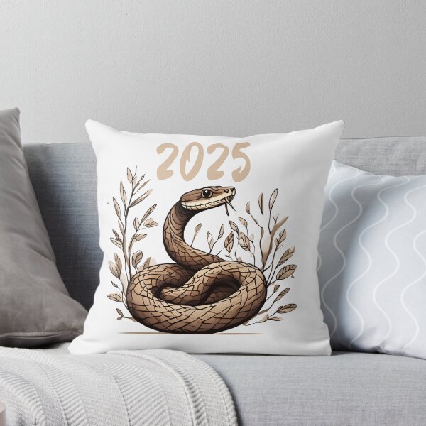 Item preview, Wood snake chinese zodiac lunar year 2025 designed and sold by LumiLemon.