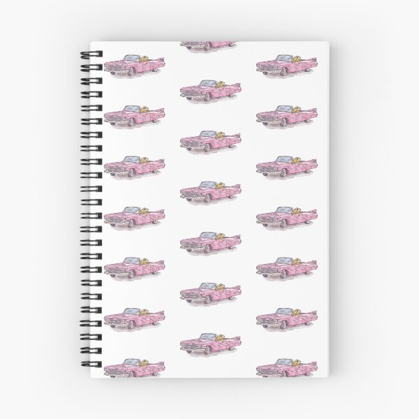 Item preview, Retro Pink Car and Dog designed and sold by inKseparable.