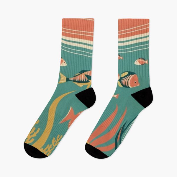 Item preview, Sea Life Geometric Style 6 designed and sold by AlinaSCorner.