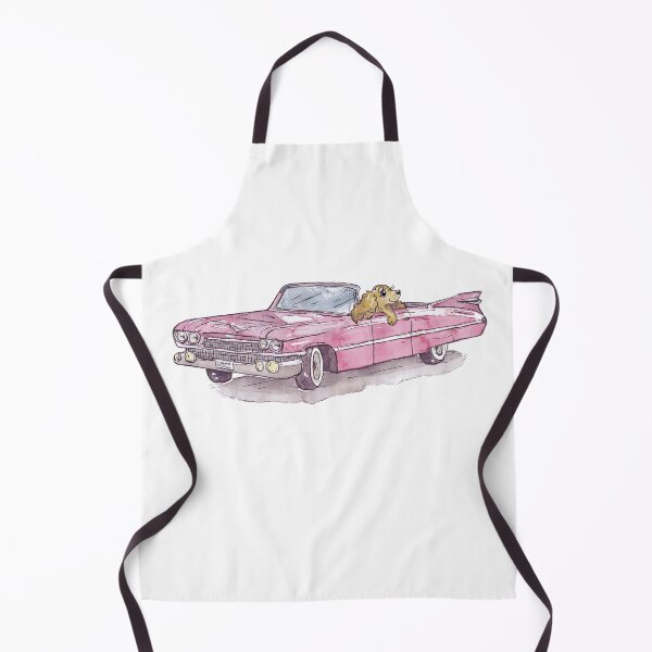 Item preview, Retro Pink Car and Dog designed and sold by inKseparable.