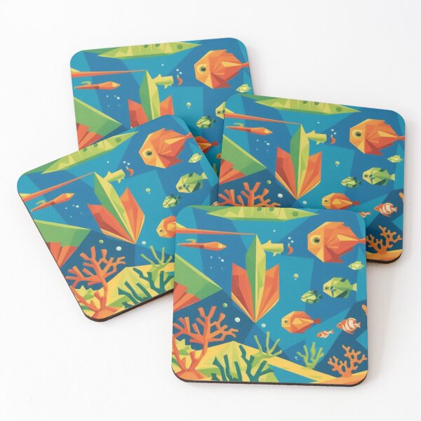 Item preview, Sea Life Geometric Style 7 designed and sold by AlinaSCorner.