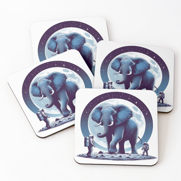Item preview, Elephant On The Moon designed and sold by Designcorner91.