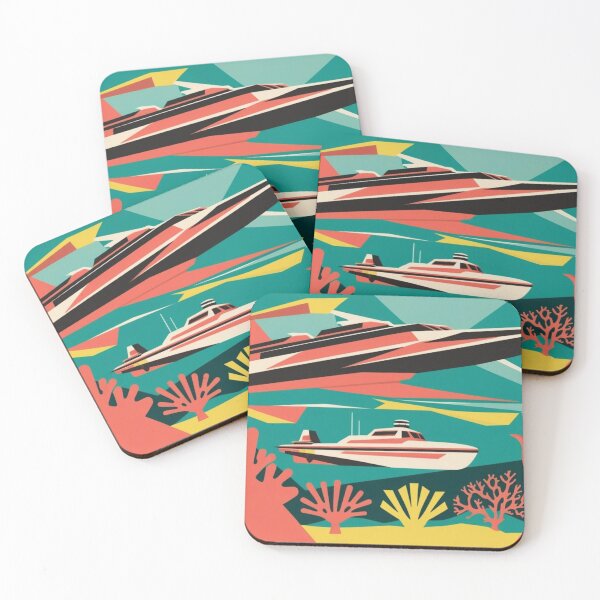 Item preview, Sea Life Geometric Style 8 designed and sold by AlinaSCorner.