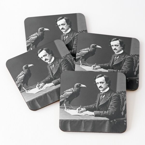 Item preview, Edgar Allen Poe and Raven designed and sold by Psychetriptik.