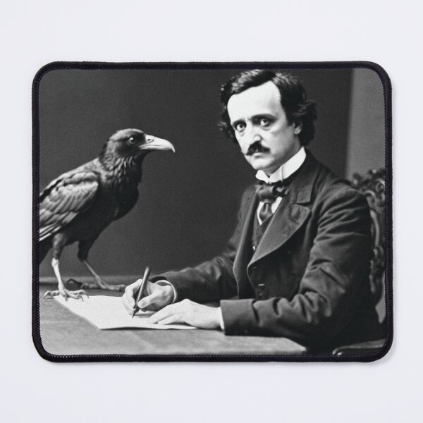 Item preview, Edgar Allen Poe and Raven designed and sold by Psychetriptik.