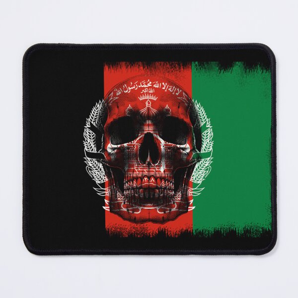 Item preview, AFGHANISTAN SKULL FLAG NATION RAREART COUNTRY HALLOWEEN #ogirdor designed and sold by ogirdorgraphics.