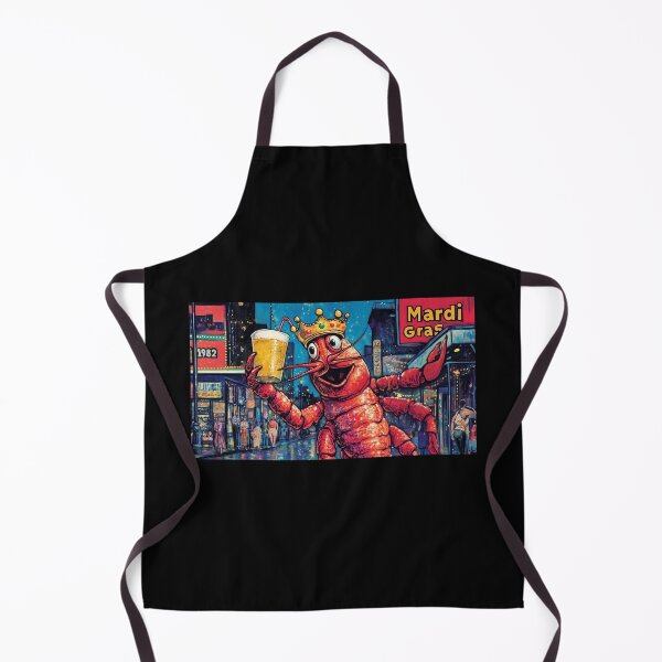 Item preview, Crawfish King at Mardi Gras Party designed and sold by WarpWeft.