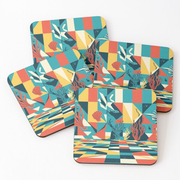 Item preview, Sea Life Geometric Style 10 designed and sold by AlinaSCorner.