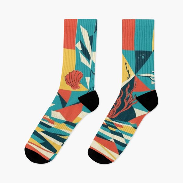 Item preview, Sea Life Geometric Style 10 designed and sold by AlinaSCorner.