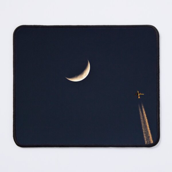 Item preview, the plane and the moon designed and sold by ricobarinas.
