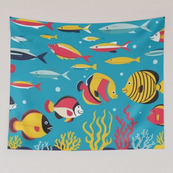 Item preview, Sea Life Geometric Style 11 designed and sold by AlinaSCorner.