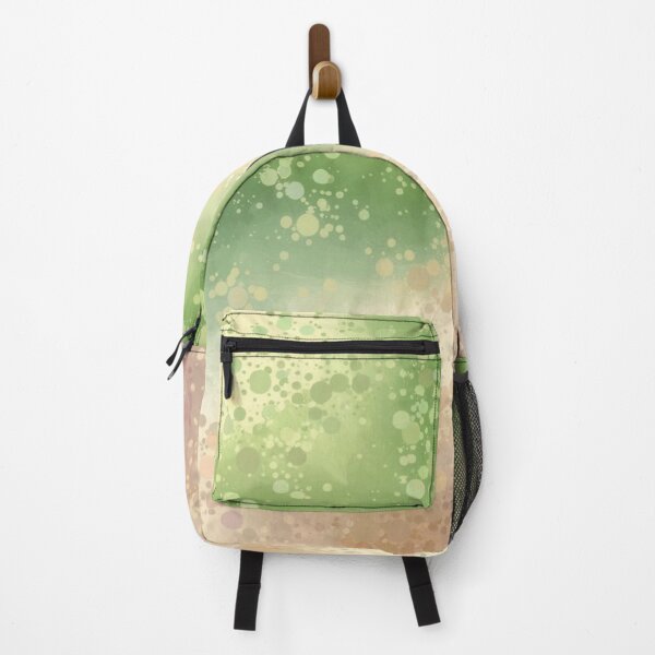 Item preview, Aesthetic Pastel Green Pink Beige Ombre Watercolor Dots designed and sold by LEILA ART SPACE.