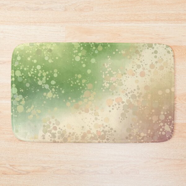 Item preview, Aesthetic Pastel Green Pink Beige Ombre Watercolor Dots designed and sold by LEILA ART SPACE.