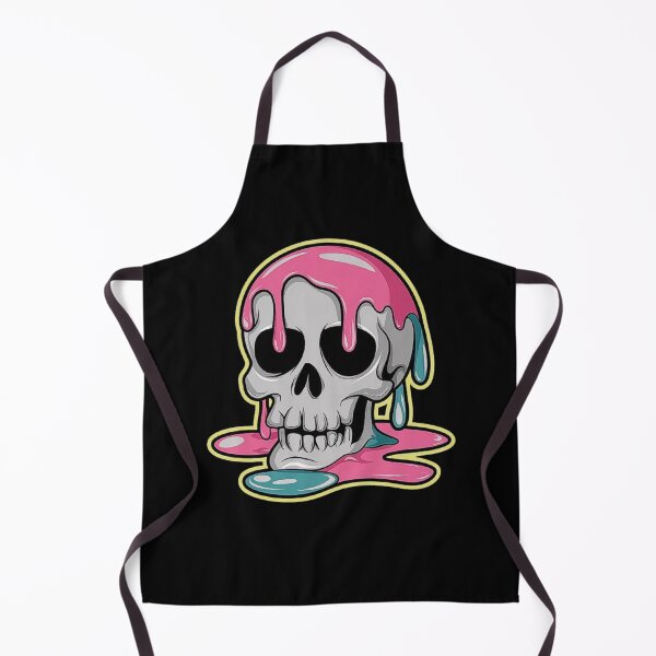 Item preview, Melting Skull Art - Colorful Drip Skull Illustration designed and sold by love3617.