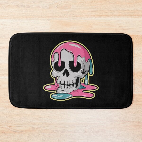 Item preview, Melting Skull Art - Colorful Drip Skull Illustration designed and sold by love3617.