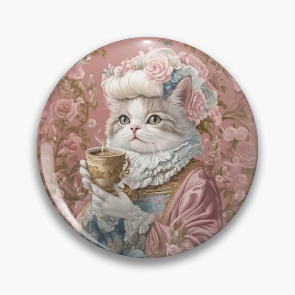 Item preview, Lady Whiskerford - Rococo-Inspired Cat Art designed and sold by Roarberry.