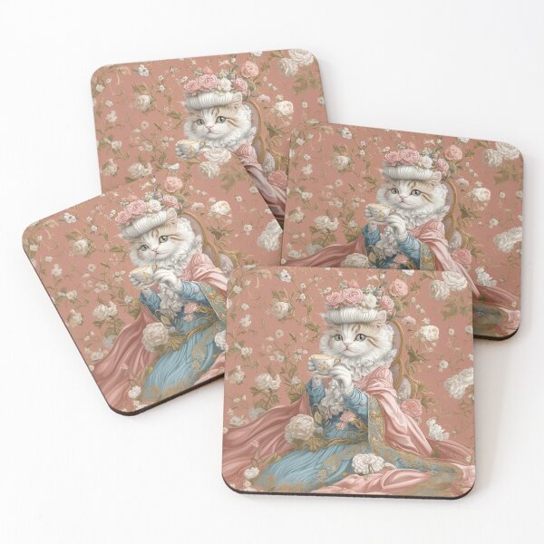 Item preview, Baroness Fluffington - Rococo-Inspired Cat Art designed and sold by BTN by Roarberry.