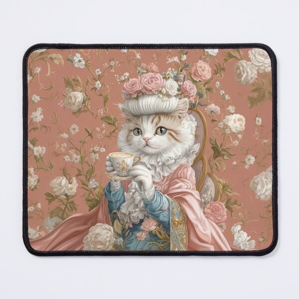 Item preview, Baroness Fluffington - Rococo-Inspired Cat Art designed and sold by Roarberry.