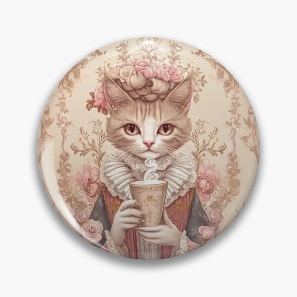 Item preview, Feline de Luxe - Rococo-Inspired Cat Art designed and sold by Roarberry.