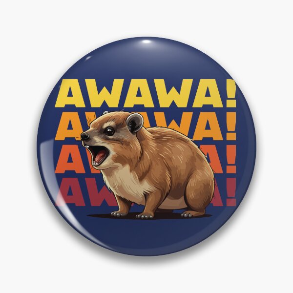 Item preview, Rock Hyrax Lover Awawa! Funny Groundhog Dassi designed and sold by d247.