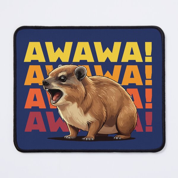 Item preview, Rock Hyrax Lover Awawa! Funny Groundhog Dassi designed and sold by d247.