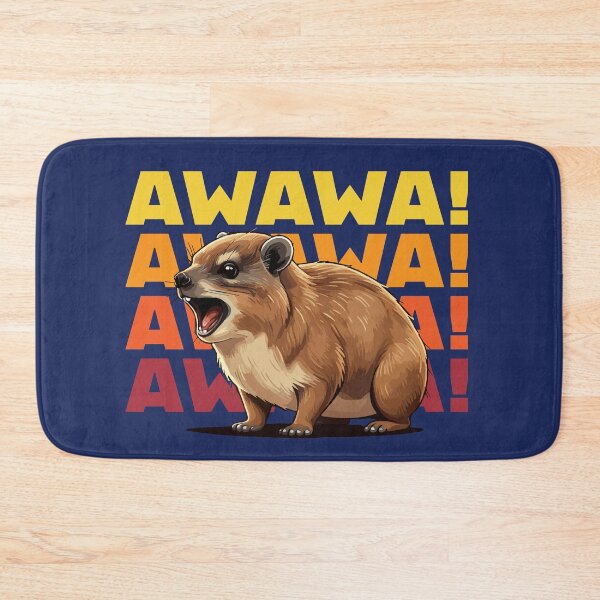 Item preview, Rock Hyrax Lover Awawa! Funny Groundhog Dassi designed and sold by d247.