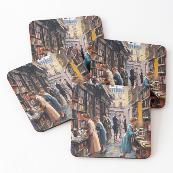 Item preview, Paris Bookstore Alley – Vintage Charm. Art By Carraann  designed and sold by CARRAANN.