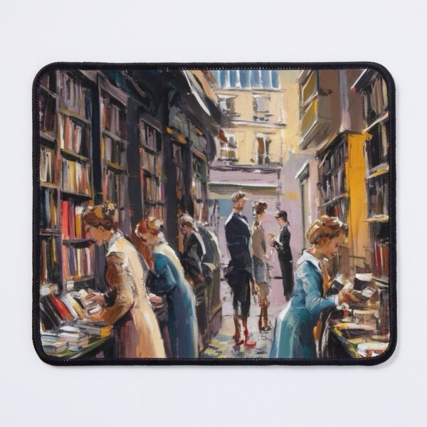 Item preview, Paris Bookstore Alley – Vintage Charm. Art By Carraann designed and sold by CARRAANN.