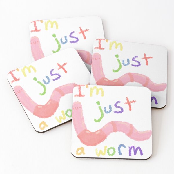 Item preview, I'm just a worm designed and sold by Meowmallow.