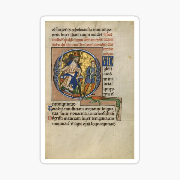 Item preview, Illuminated manuscript - David Before Saul designed and sold by LegacyPressCo.