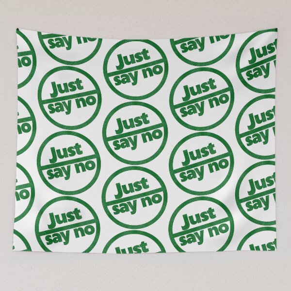 Item preview, Vintage Just Say No 80s Anti-Drugs PSA designed and sold by acquiesce13.
