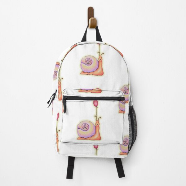 Item preview, Sweet Smiling Snail with Red Balloon and High High Hopes designed and sold by Vicki Noble Art.