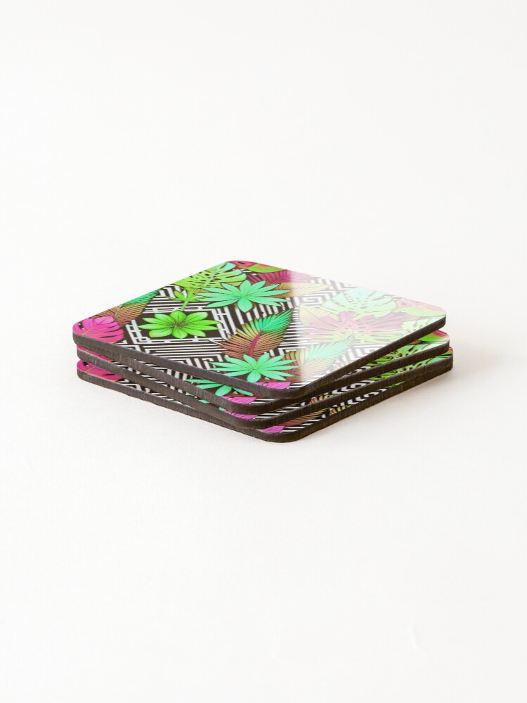 Thumbnail 4 of 5, Coasters (Set of 4), Dynamic Pattern Designs designed and sold by Solarstorm-1.
